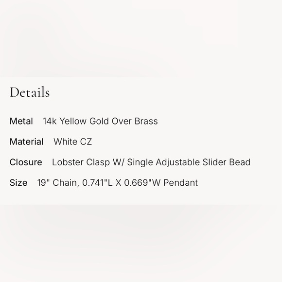 NWT Kendra Scott Gold Snow Crystal short  Pendant Necklace, bag included. - Picture 3 of 6